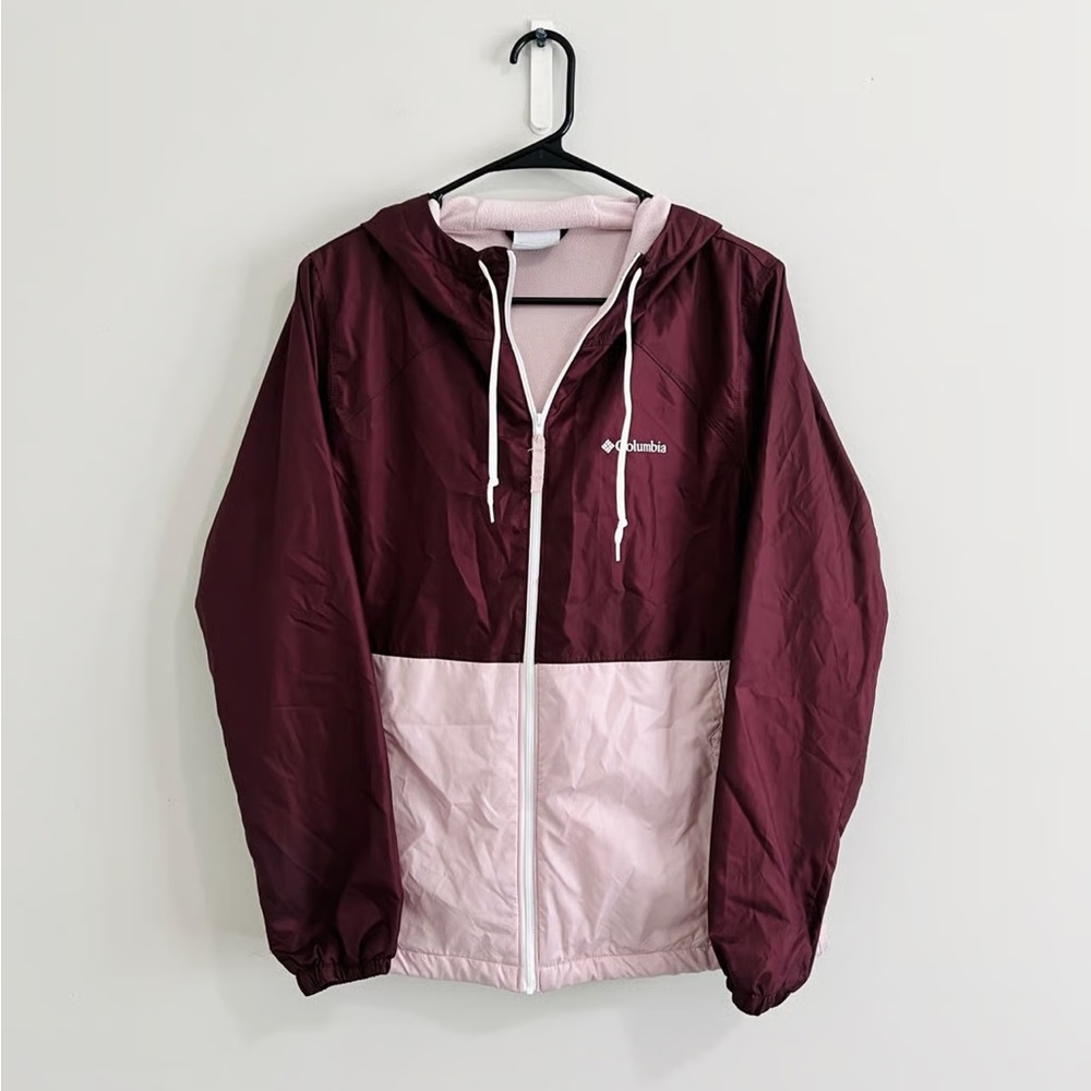 Columbia Sportswear Women's Center Ridge Lined Windbreaker Colorblock